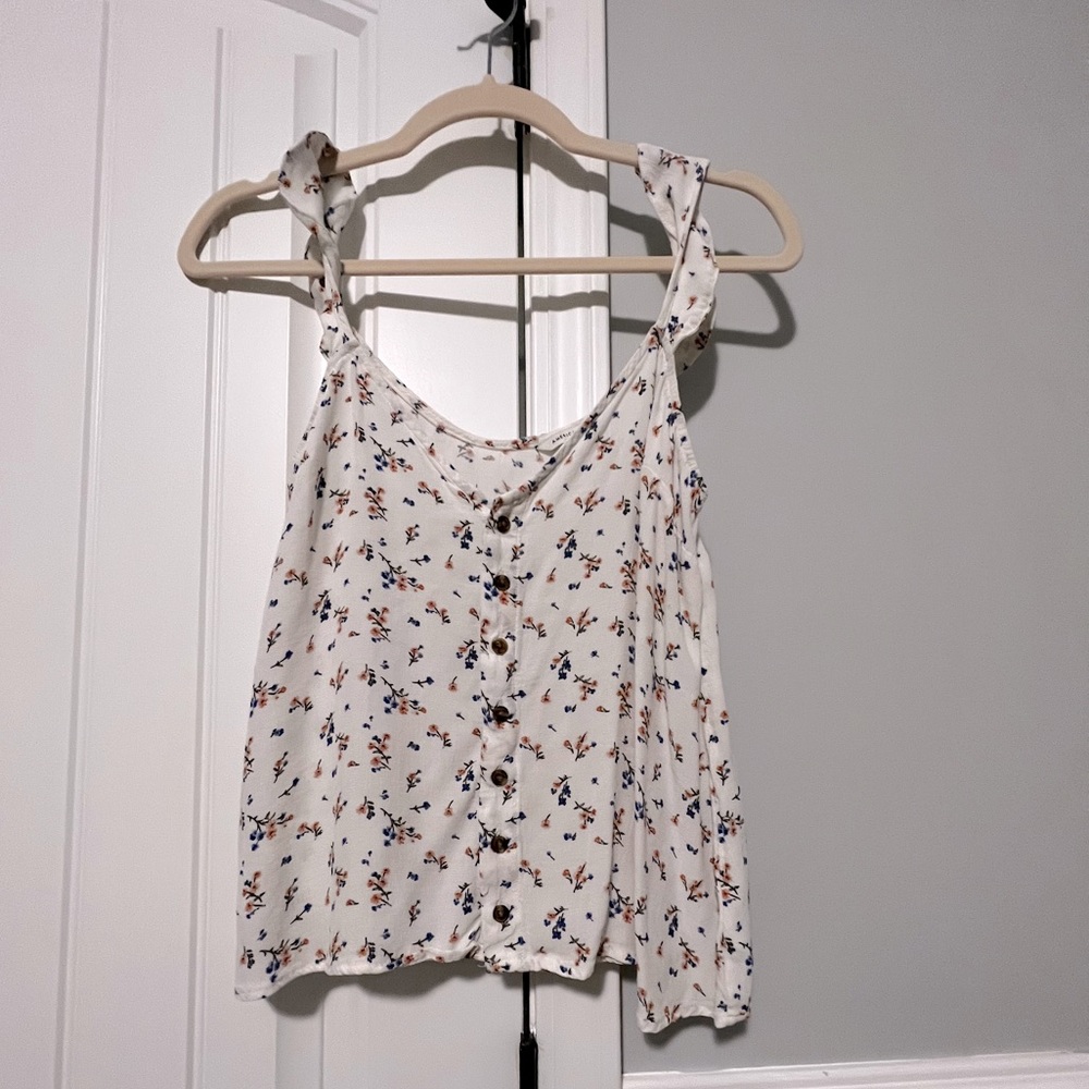 Floral tank top